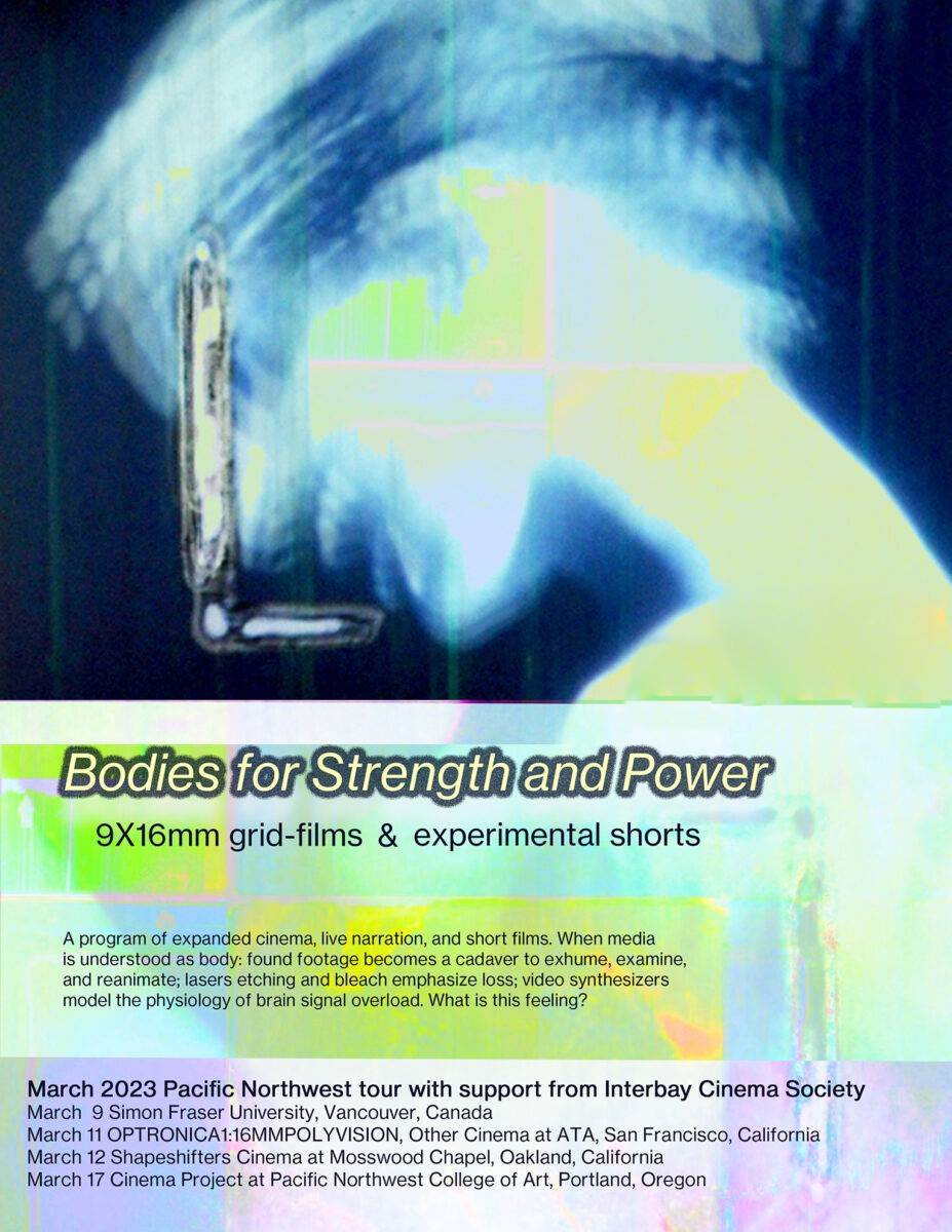 Bodies for Strength and Power Pacific Northwest tour poster, 2023